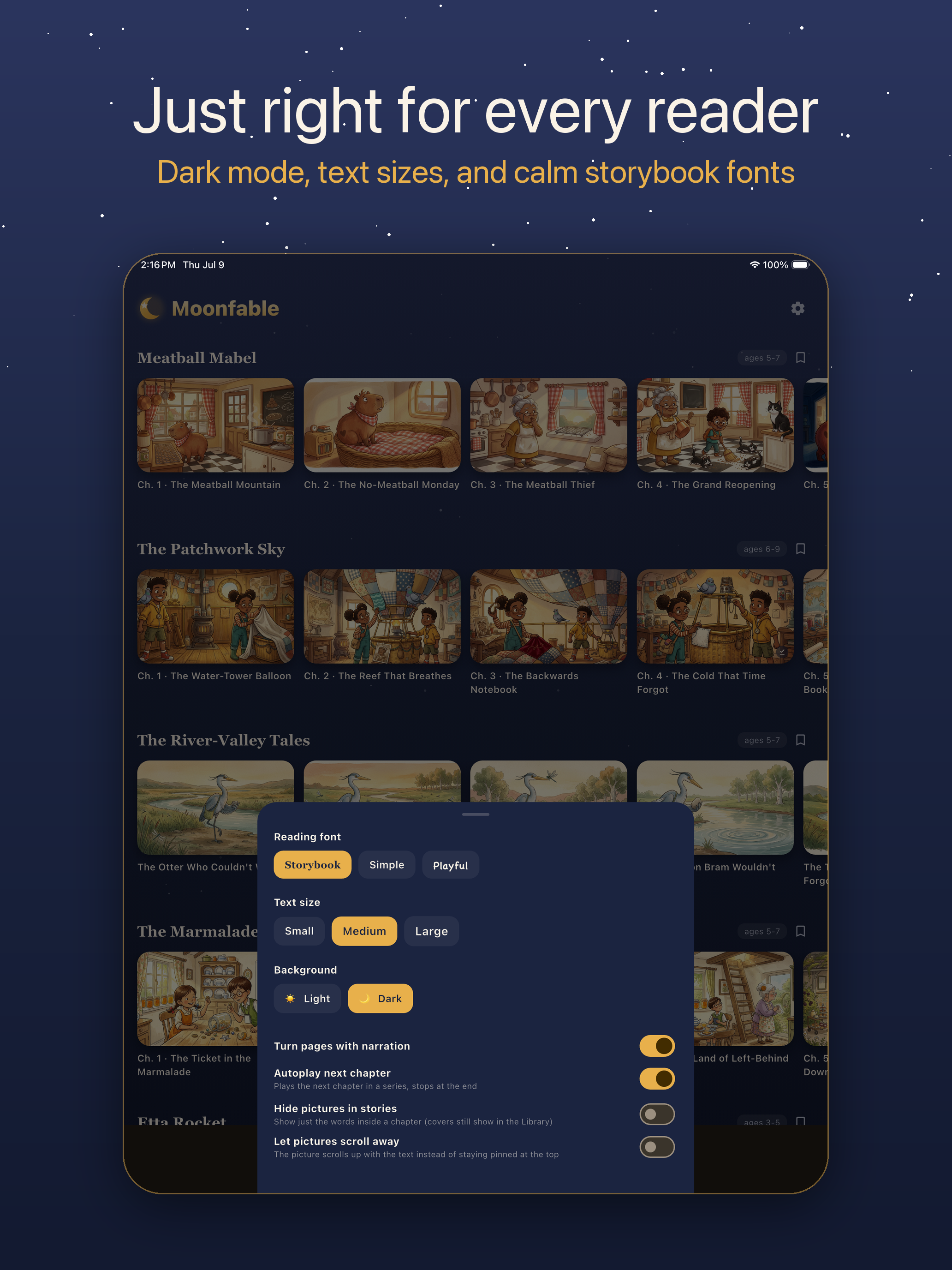 MoonFable Kids Stories + Audio screenshot 7