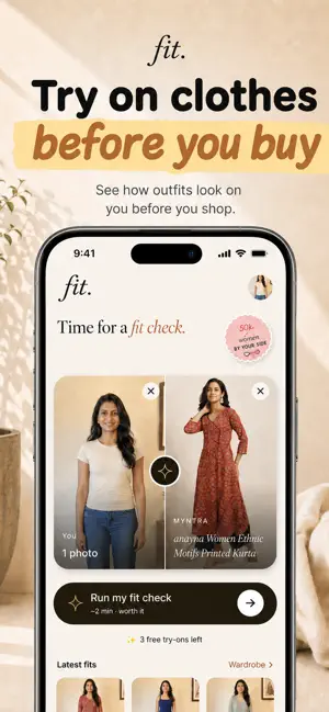 fit. AI Virtual Try On Clothes screenshot 1