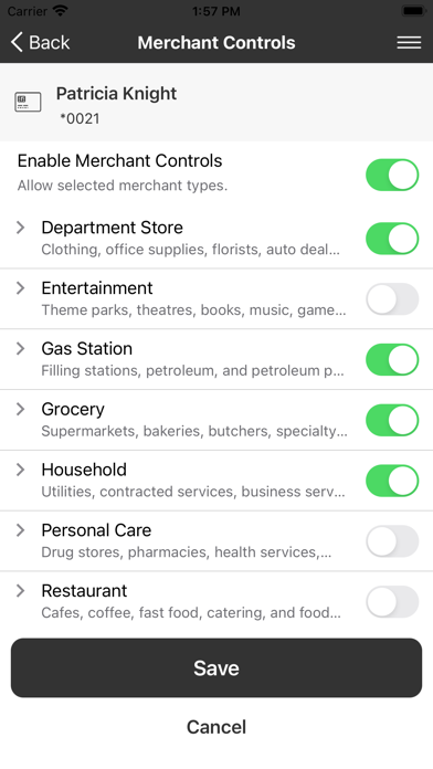 MAFCU Card Screenshot