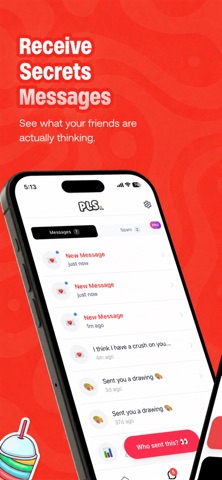 PlsConfess - secret q&a iPhone screenshot
