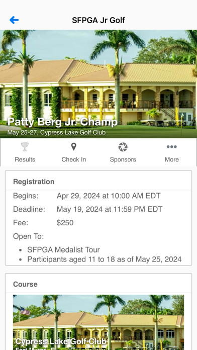 South Florida PGA Junior Screenshot