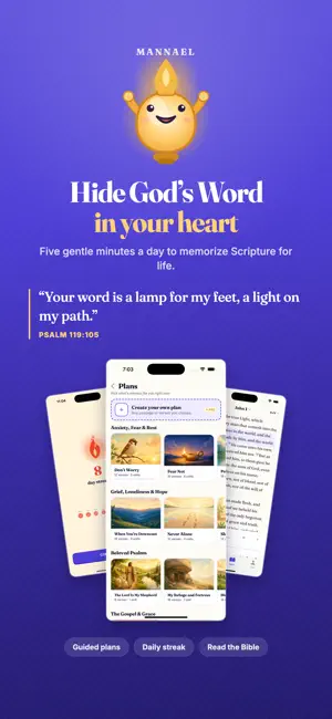 Mannael: Bible Verse Memory screenshot 1