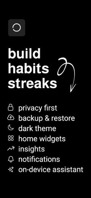 Streaks Habit Tracker - habits screenshot 1