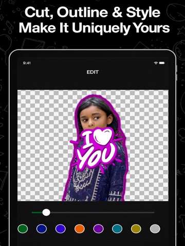 ZapSticker: AI Sticker Maker iPad screenshot