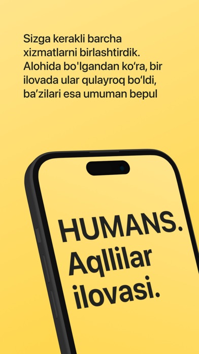 HUMANS.uz Screenshot