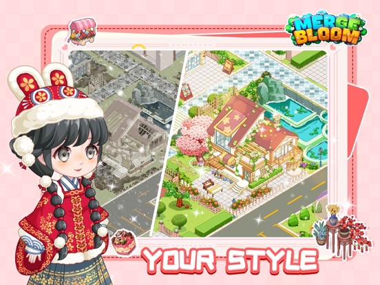 Merge Bloom - Garden games iPad screenshot 3 - Games app