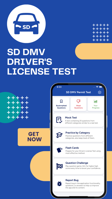 SD DMV Driver's License Test Screenshot