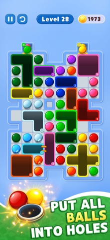 Marble Away - Fluffy Escape iPhone screenshot