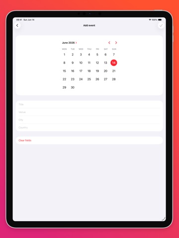 Bestday – Event Countdown iPad screenshot
