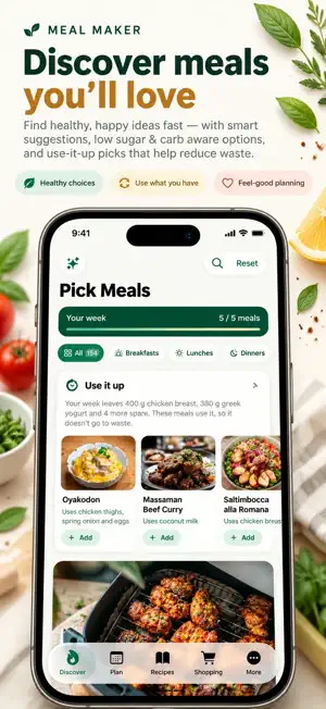 Meal Maker: Planner & Recipes screenshot 2