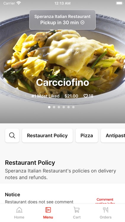 Speranza Italian Restaurant