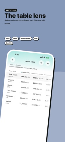 WorthTrail: Wealth Tracker Screenshot 8 of 10