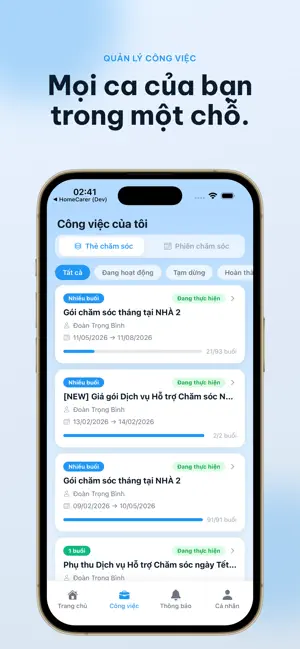 HomeCarer - Đối Tác screenshot 1