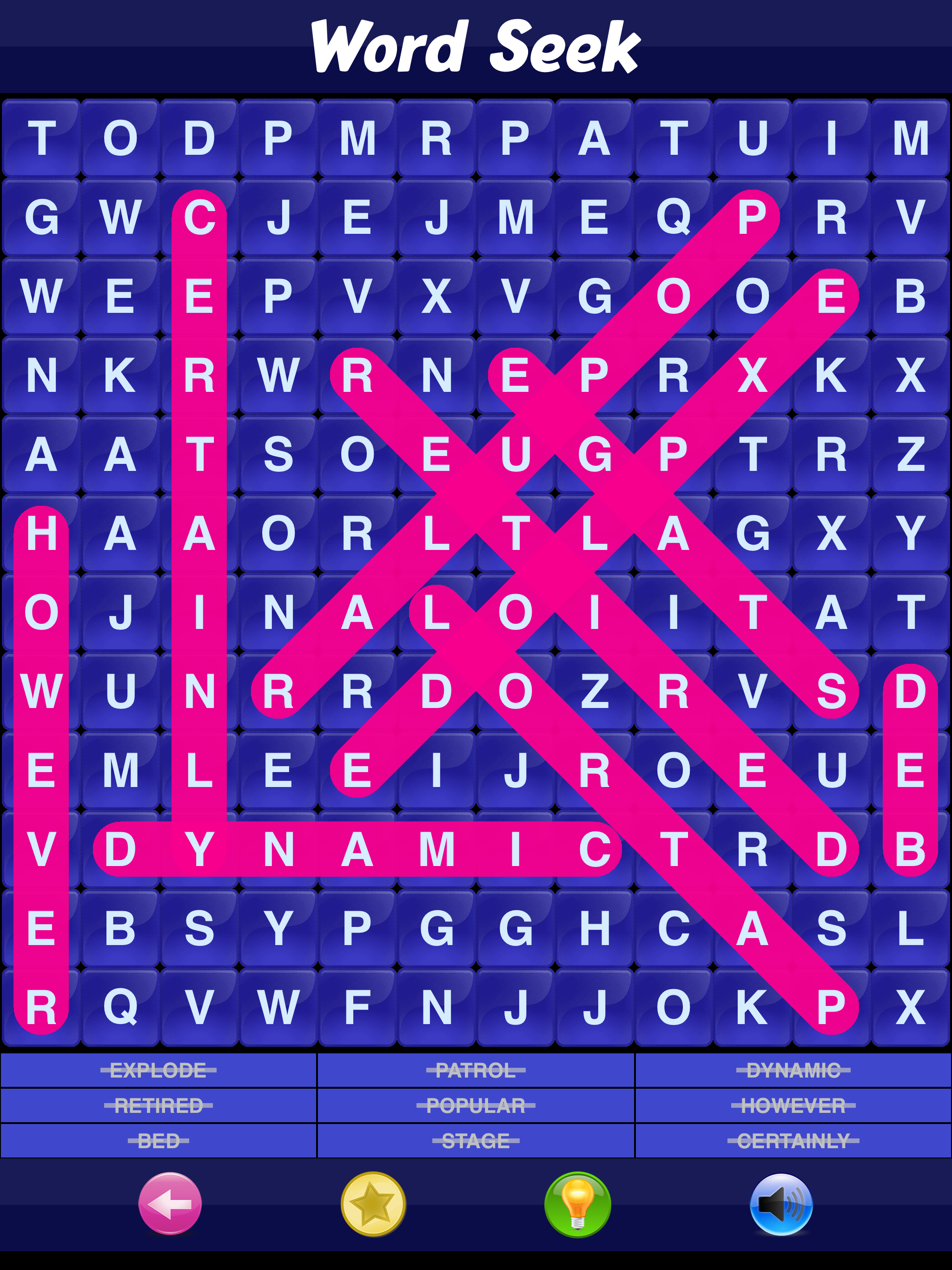 Word Seek English Infinite