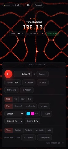 OLI — Cymatics Lab Screenshot 3 of 6