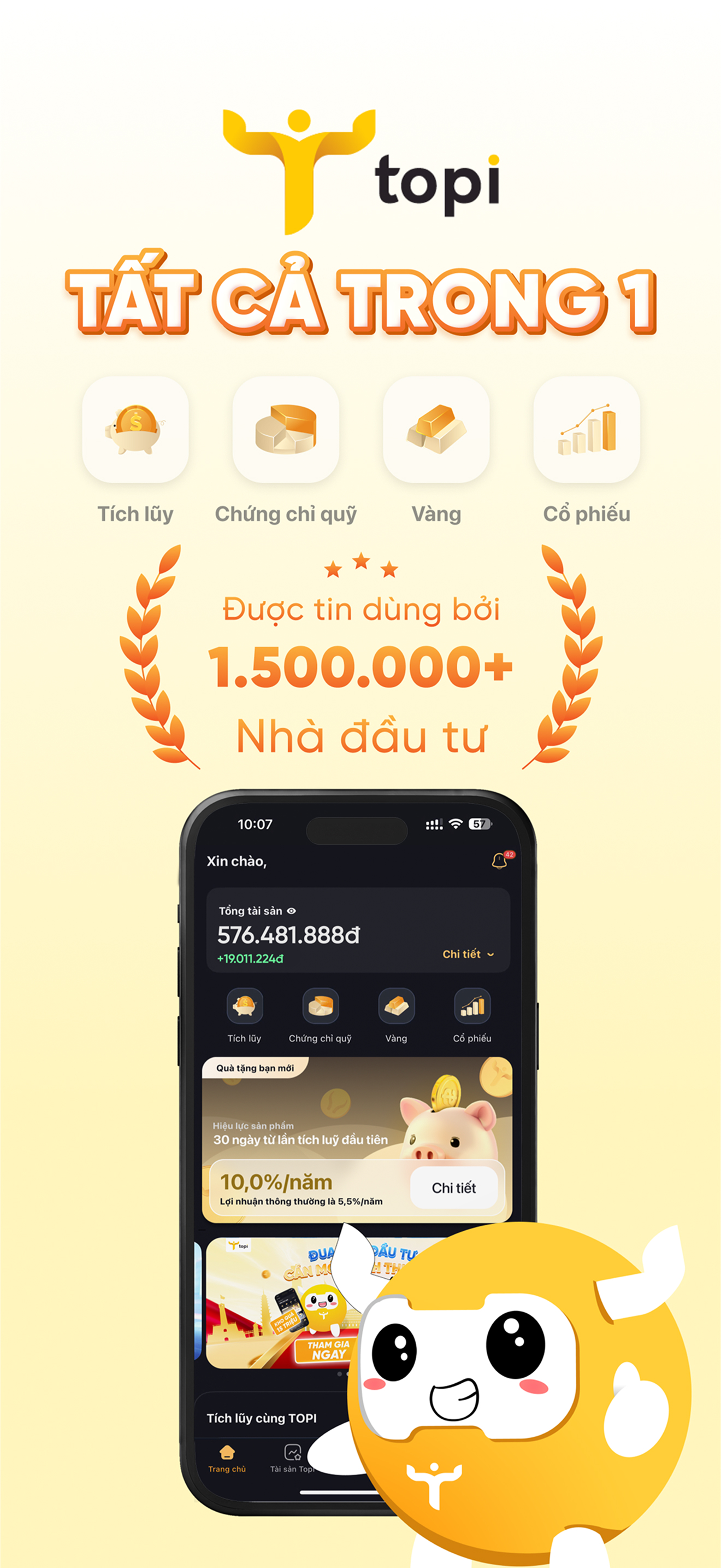 TOPI Đầu tư, quản lý tài chính