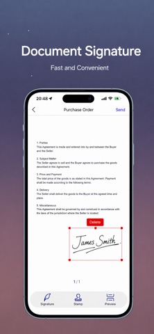 QuickSign-Sign documents Screenshot 1 of 1