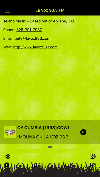 Screenshot 3 of La Voz 93.3 FM App