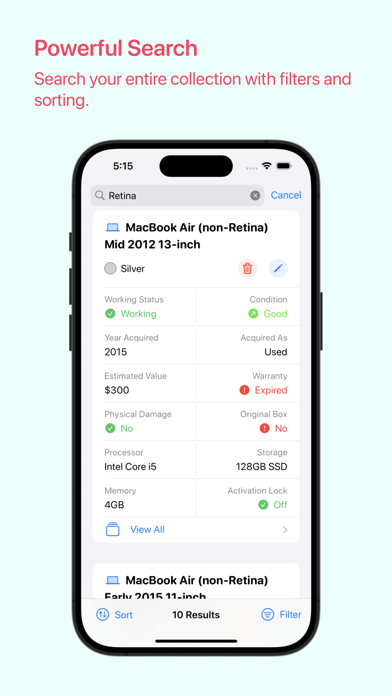 Fruitstand: Device Collection Screenshot
