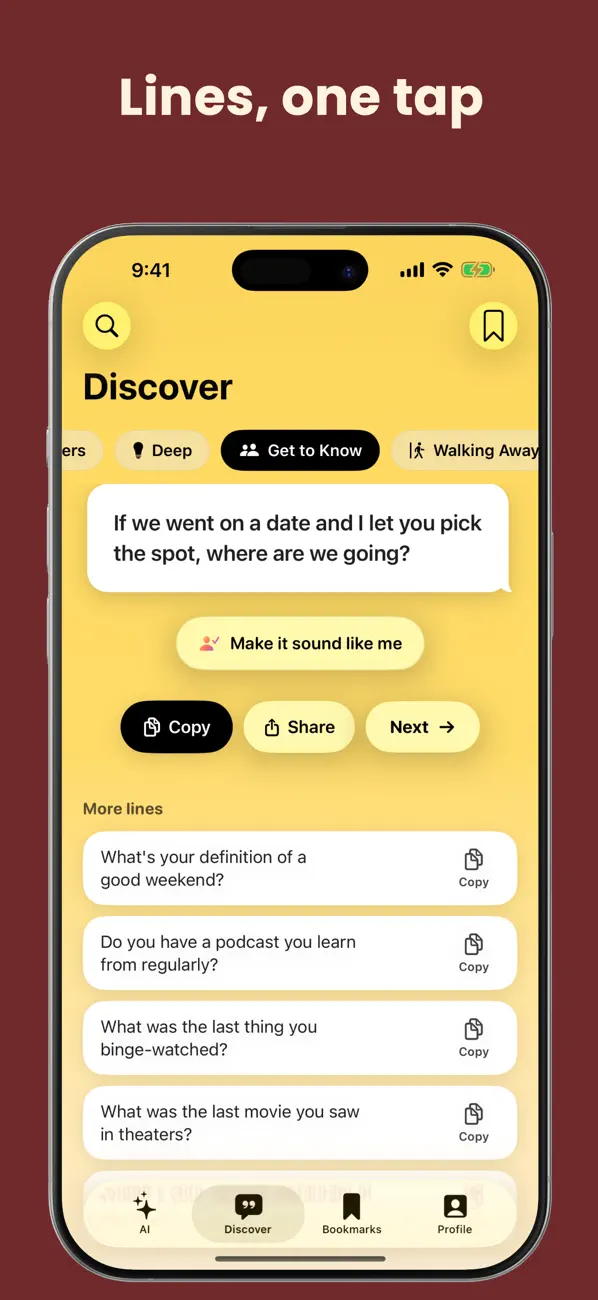 Screenshot #3 pour Zirp: AI Dating Chat Coach