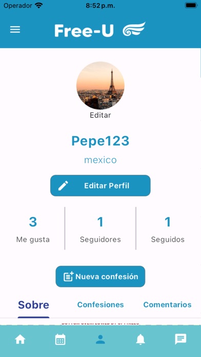 Free-U iPhone screenshot 4 - Social Networking app