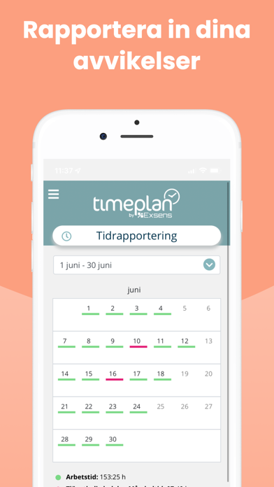 Timeplan – Schema & tid iPhone screenshot 4