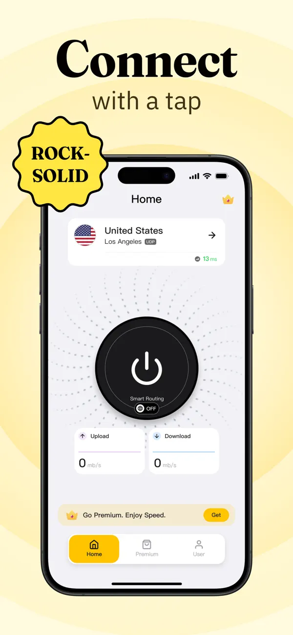 Screenshot #1 pour MynaVPN - Safe & Fast VPN