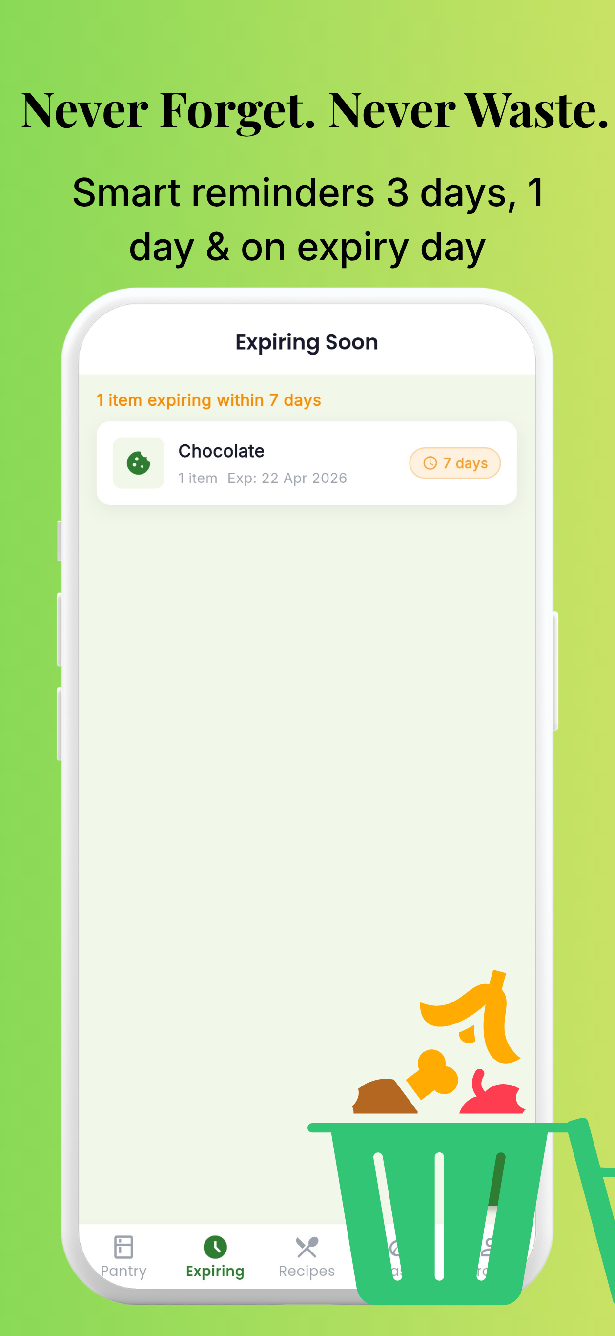 ZeroSpoil: Food Expiry Tracker screenshot 3