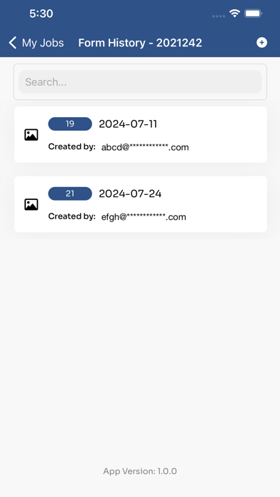 App screenshot