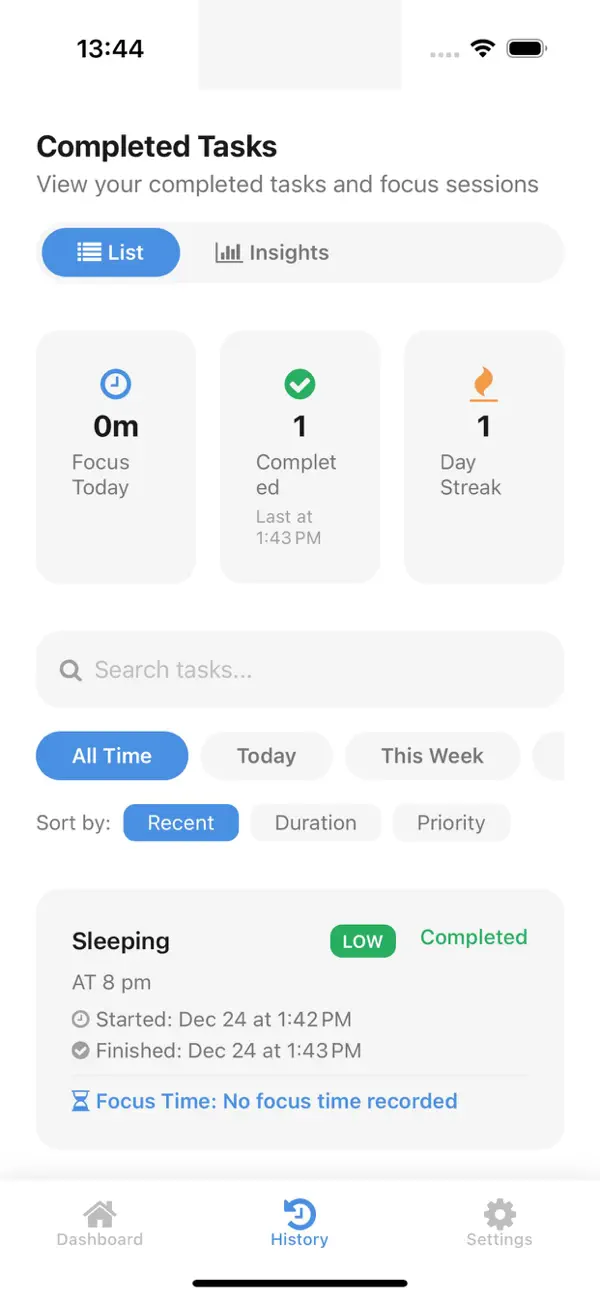 #3. Focus Flow Task (iOS) Ved: zakaria el haddaoui
