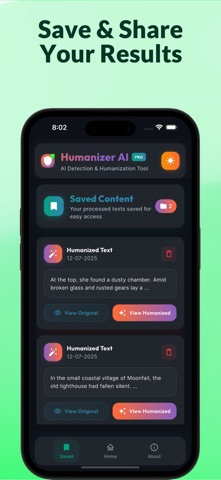 Humanize AI: Text Paraphrase Screenshot 5 of 6