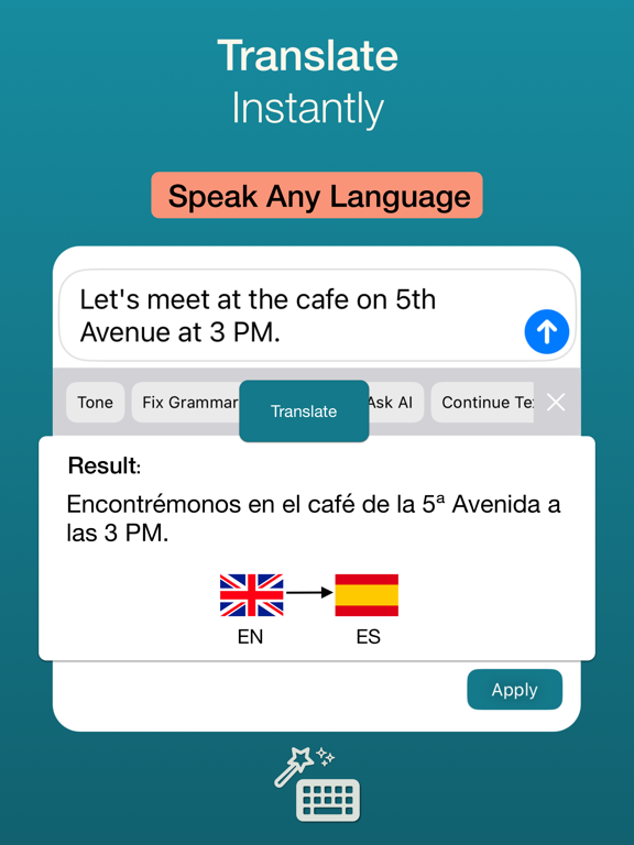 AI Keyboard: IntelliType iPad screenshot 5 - Productivity app