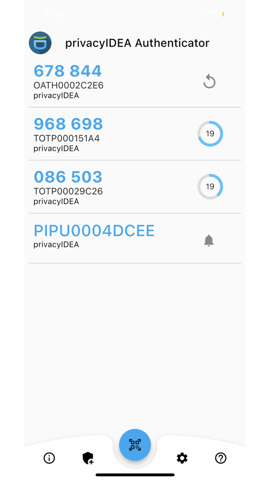 #2. privacyIDEA Authenticator (iOS) Podle: NetKnights GmbH