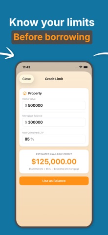 HELOC Loan Payment Calculator iPhone screenshot