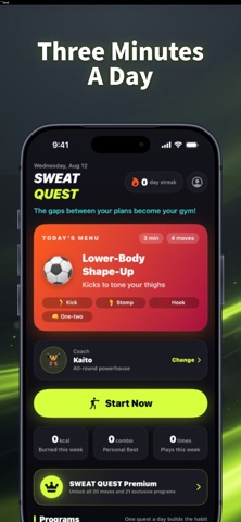 Sweat Quest: Camera Workout screenshot 1