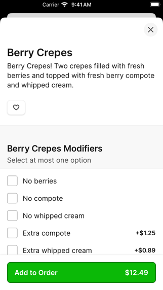 App screenshot