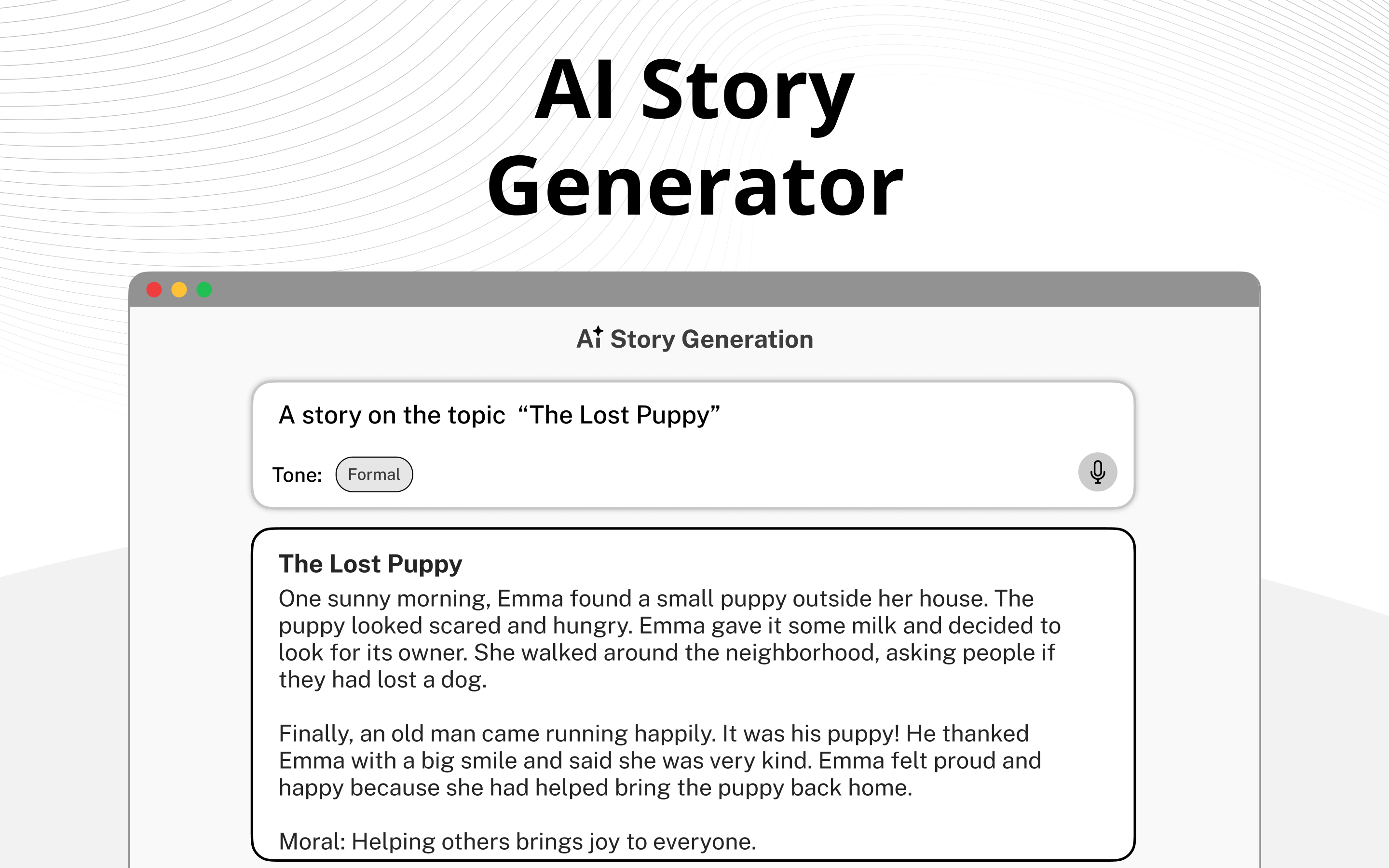 AI Writer: Story Essay Email