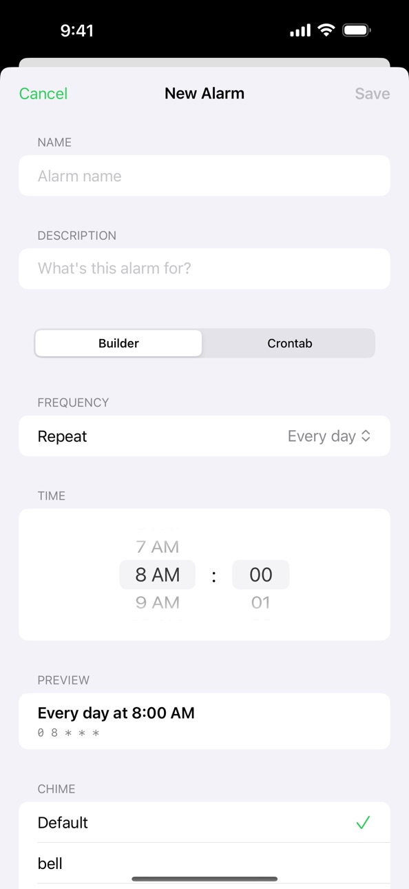 iPhone screenshot