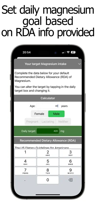 Magnesium Counter and Tracker screenshot 2