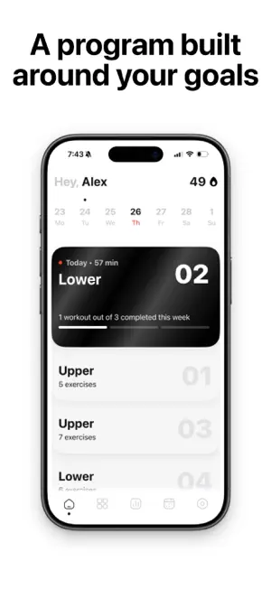 Lift: Workout Tracker Gym Log screenshot 2