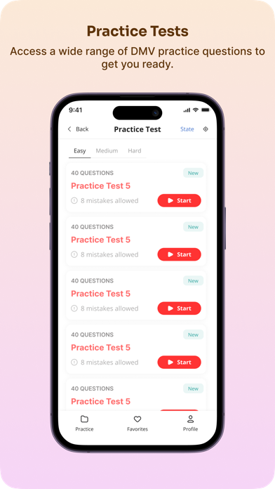 Drive Master・DMV Practice Test Screenshot