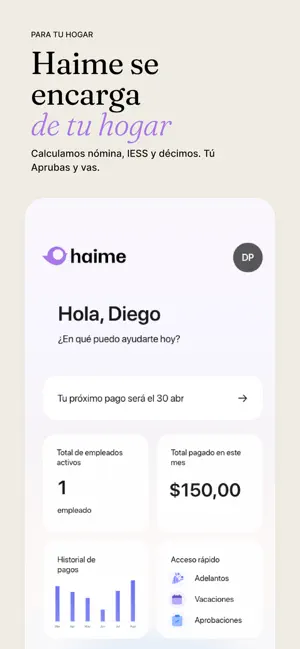 Haime · Asistente del hogar screenshot 2