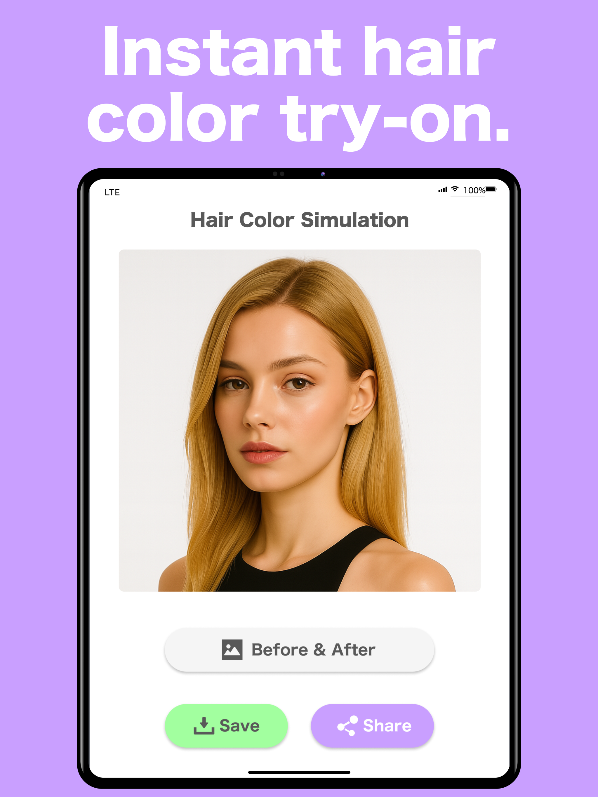 Hair Color & Style Editor App! screenshot 6