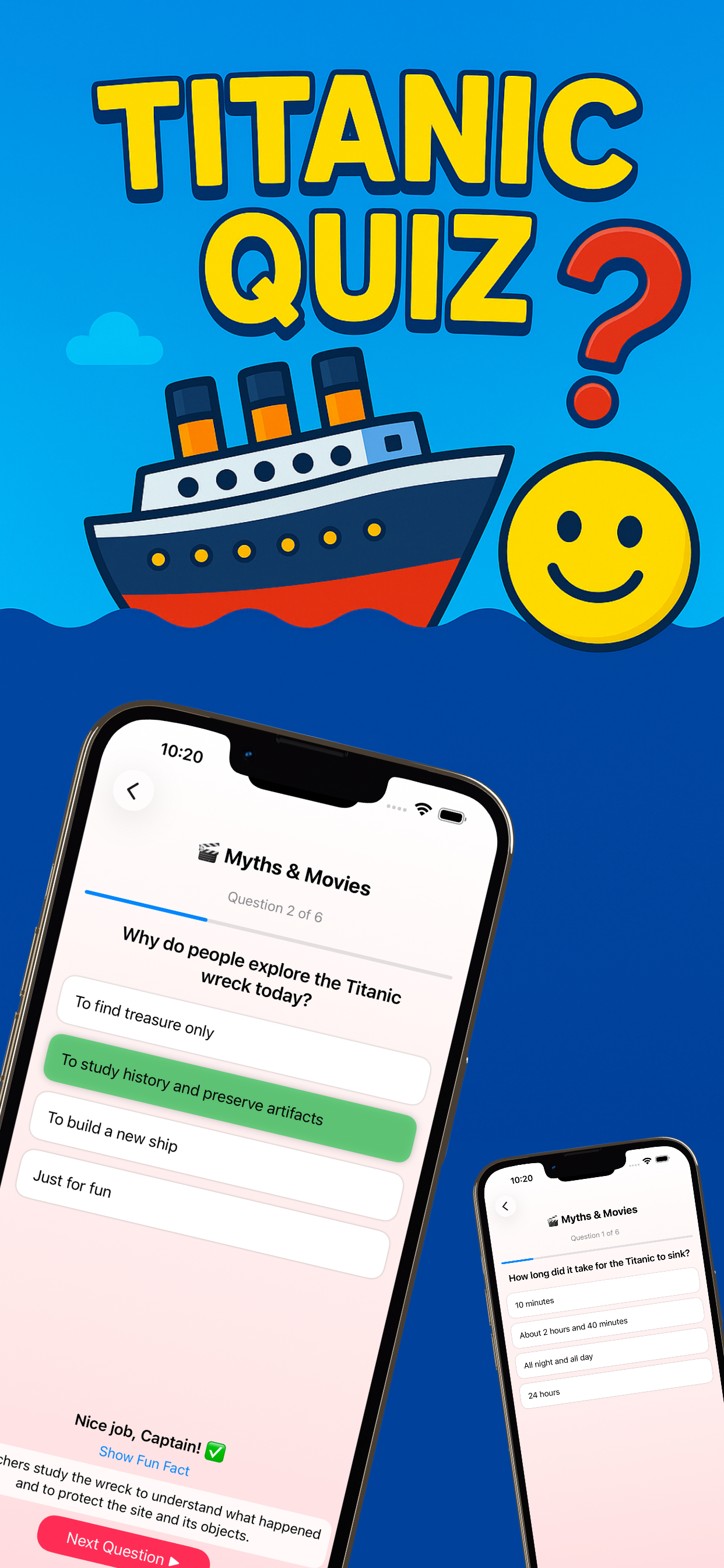 Titanic Quiz screenshot 3