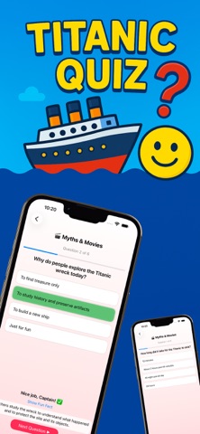 Titanic Quiz screenshot