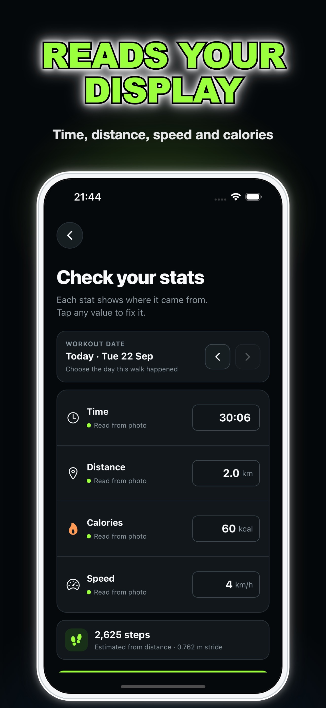 Screenshot 2 of Padlog: Walking Pad Logger