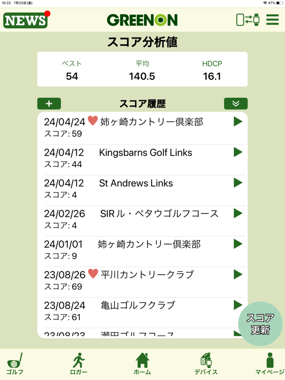 GREENON (グリーンオンアプリ) iPad screenshot