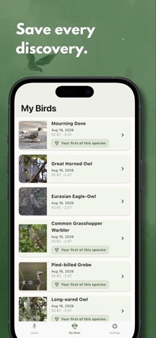Bird Call Identifier: One Tap Screenshot 3 of 4