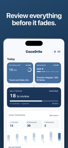 CocoDrilo: Learn Spanish Screenshot 3 of 7