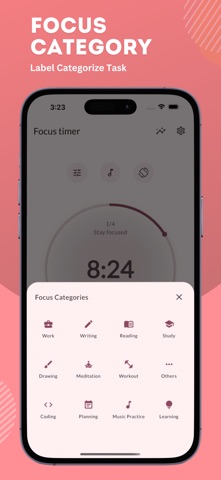 Pomodoro Focus Timer Pro screenshot
